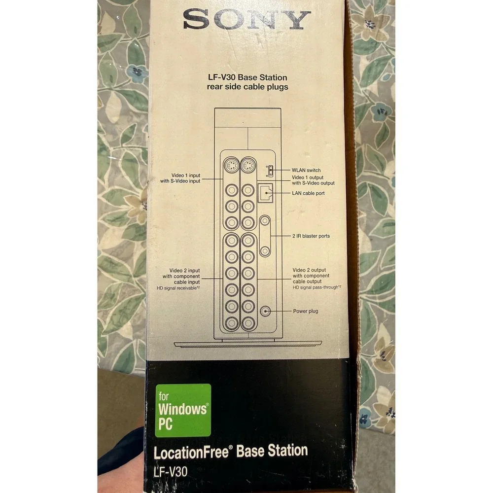Sony LocationFree Base Station LF-V30 Wireless TV DVR Streamer for PC PSP Black